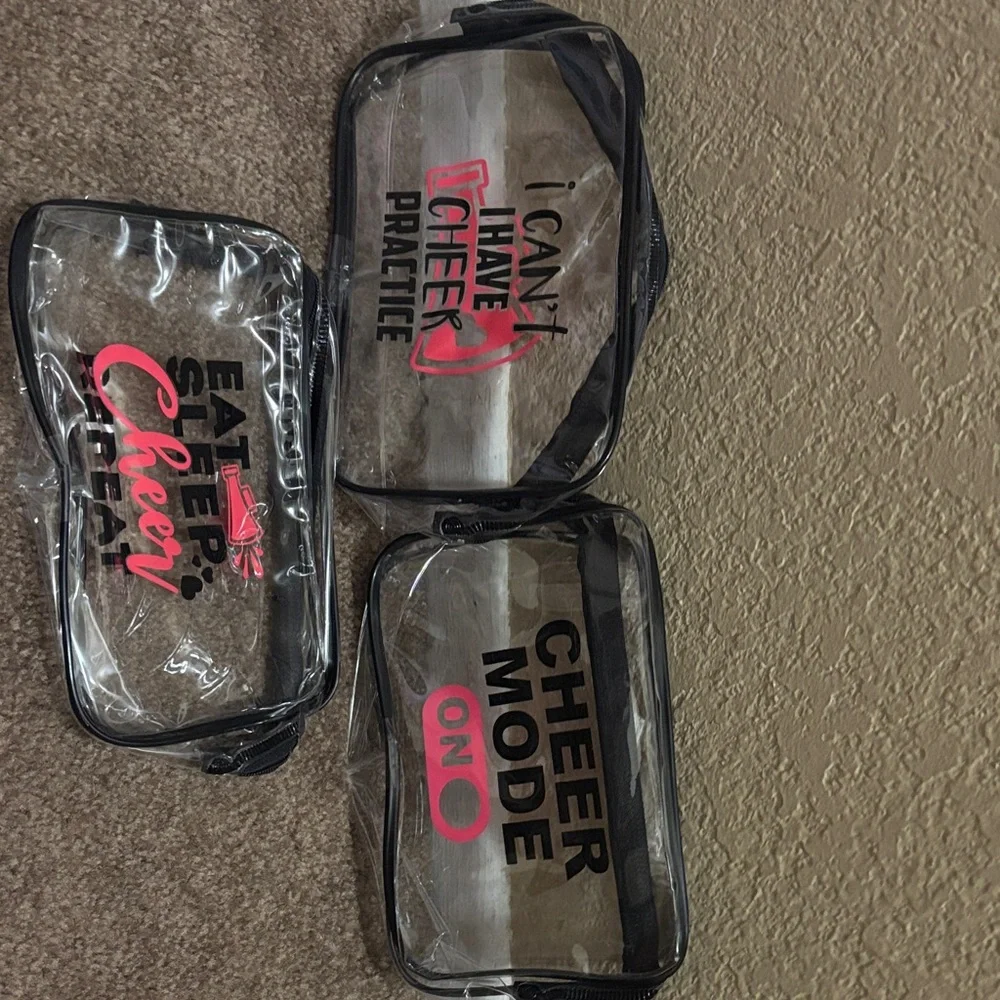 Clear Cheer Practice Pouches Set - Picture 4 of 4